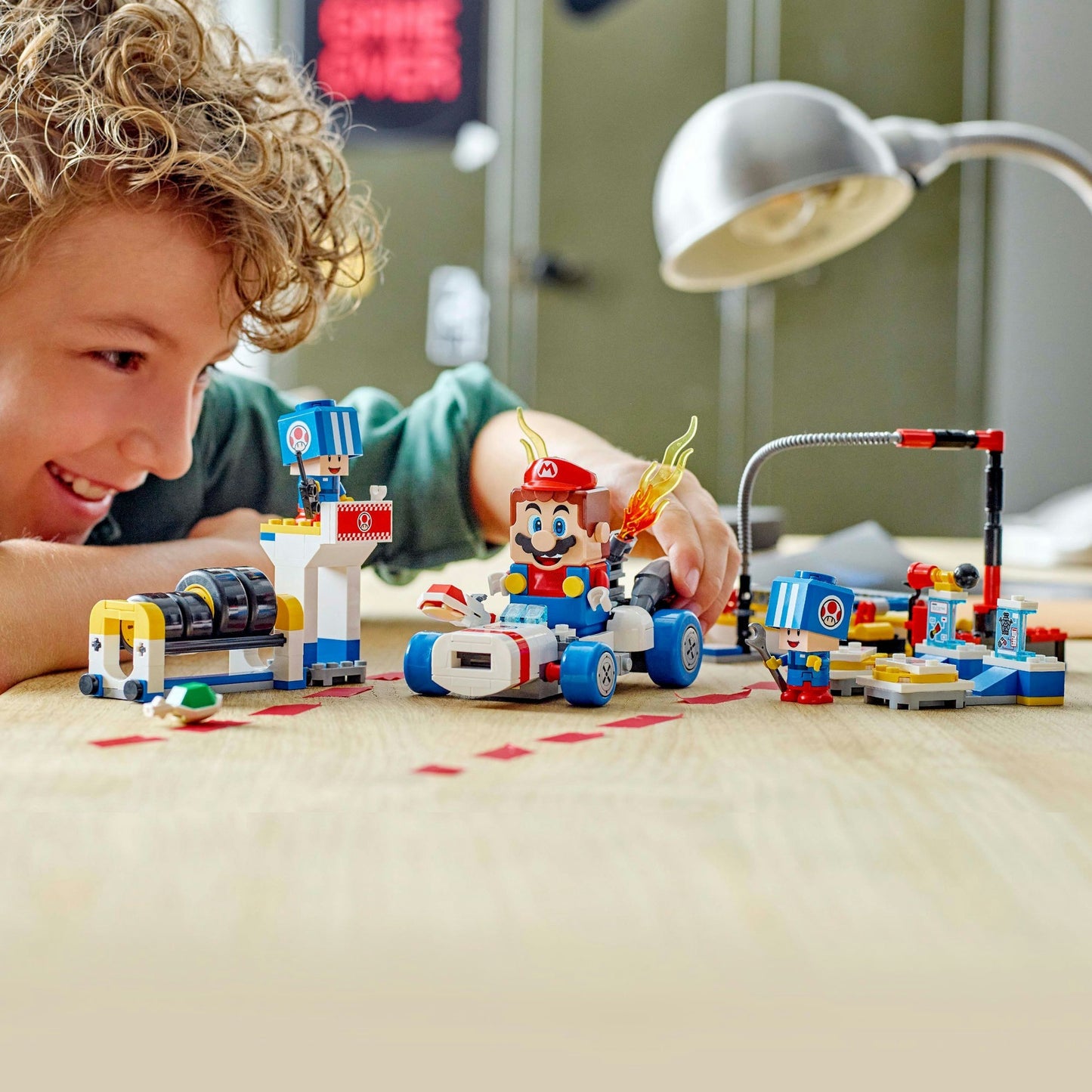 Lego super mario 72035 mario kart toads garage