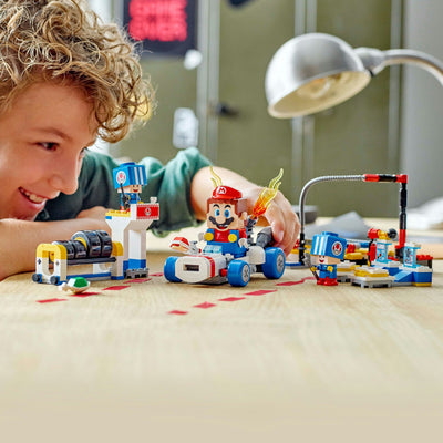 Lego super mario 72035 mario kart toads garage