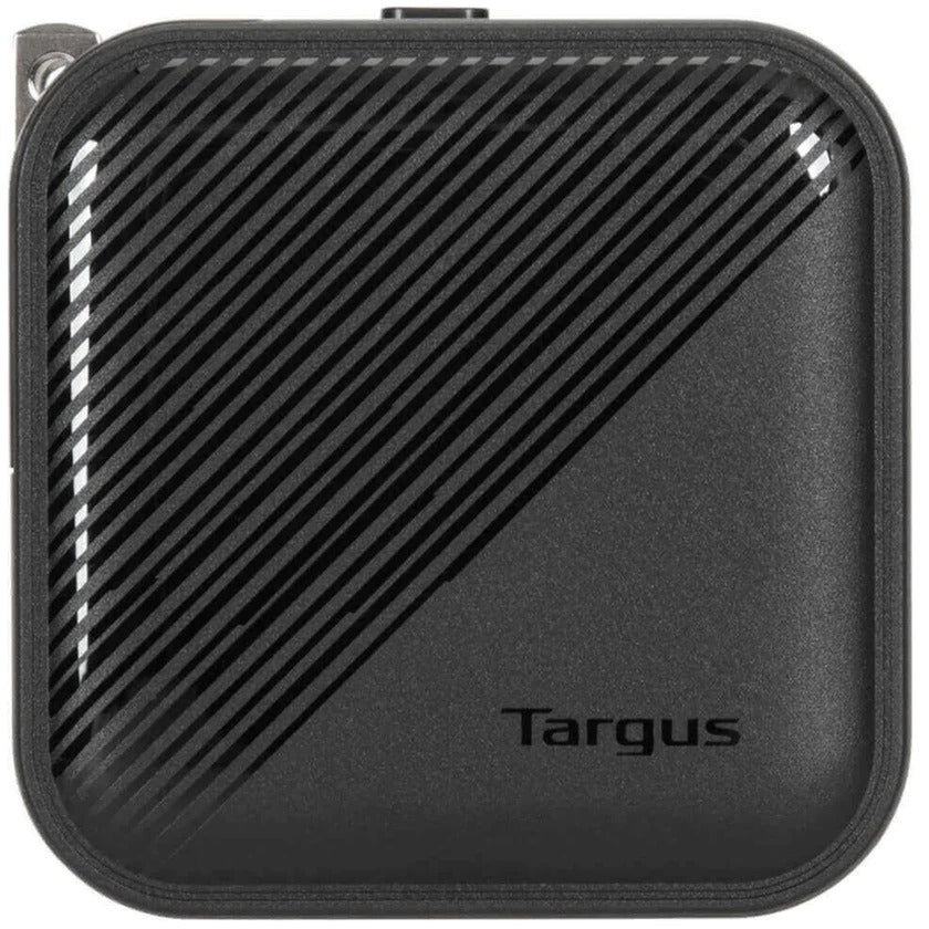 Targus 65w gan wall charger (zwart, 1x usb-c, 1x usb-a)