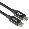 Club 3d actieve usb-c 3.2 gen 2 kabel (zwart, 5 meter, 8k 60hz)