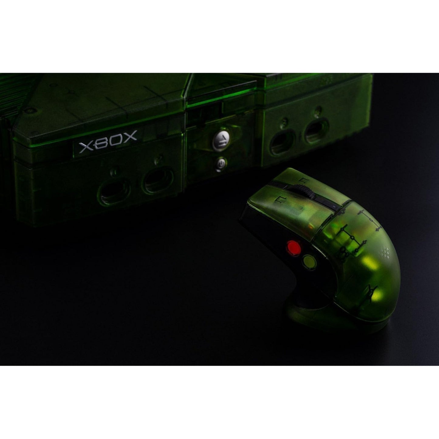 8bitdo retro r8 mouse - xbox edition (groen, 50 - 26000 dpi, bluetooth usb-c 2.4 ghz)