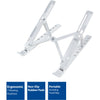 Act connectivity laptopstandaard aluminium, opvouwbaar (aluminium, hoogte verstelbaar in 7 standen)