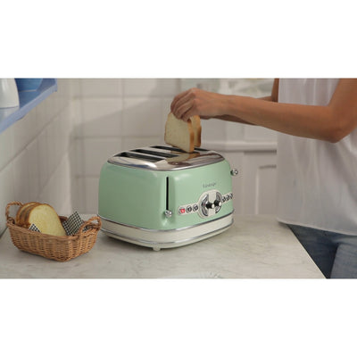 Ariete vintage broodrooster 0156 04 (lichtgroen)
