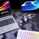 Sharkoon 4-port usb 3.2 gen 1 aluminium usb-hub (zwart) - afbeelding 4