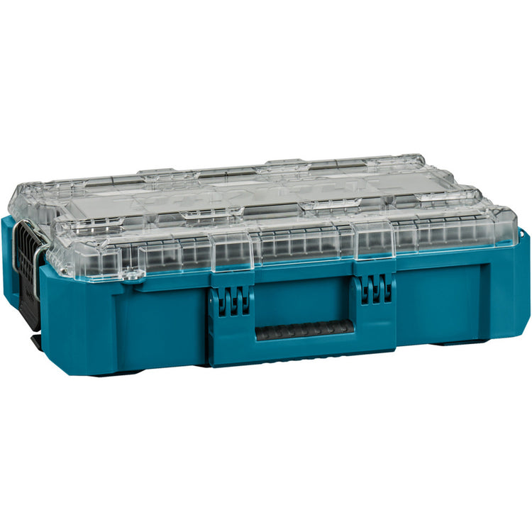 Makita maktrak organizer medium p-91045 gereedschapsbox (blauw zwart)