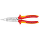Knipex installatietang 1000v - 200mm - verchroomd - rood