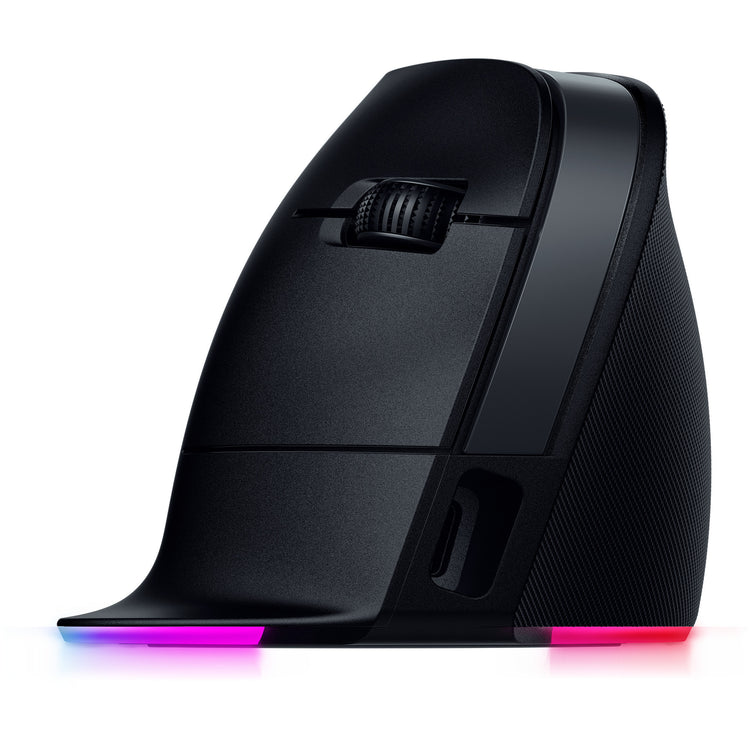 Razer pro click v2 vertical gaming muis (zwart, tot 30.000 dpi, usb-c bluetooth 2.4 ghz)