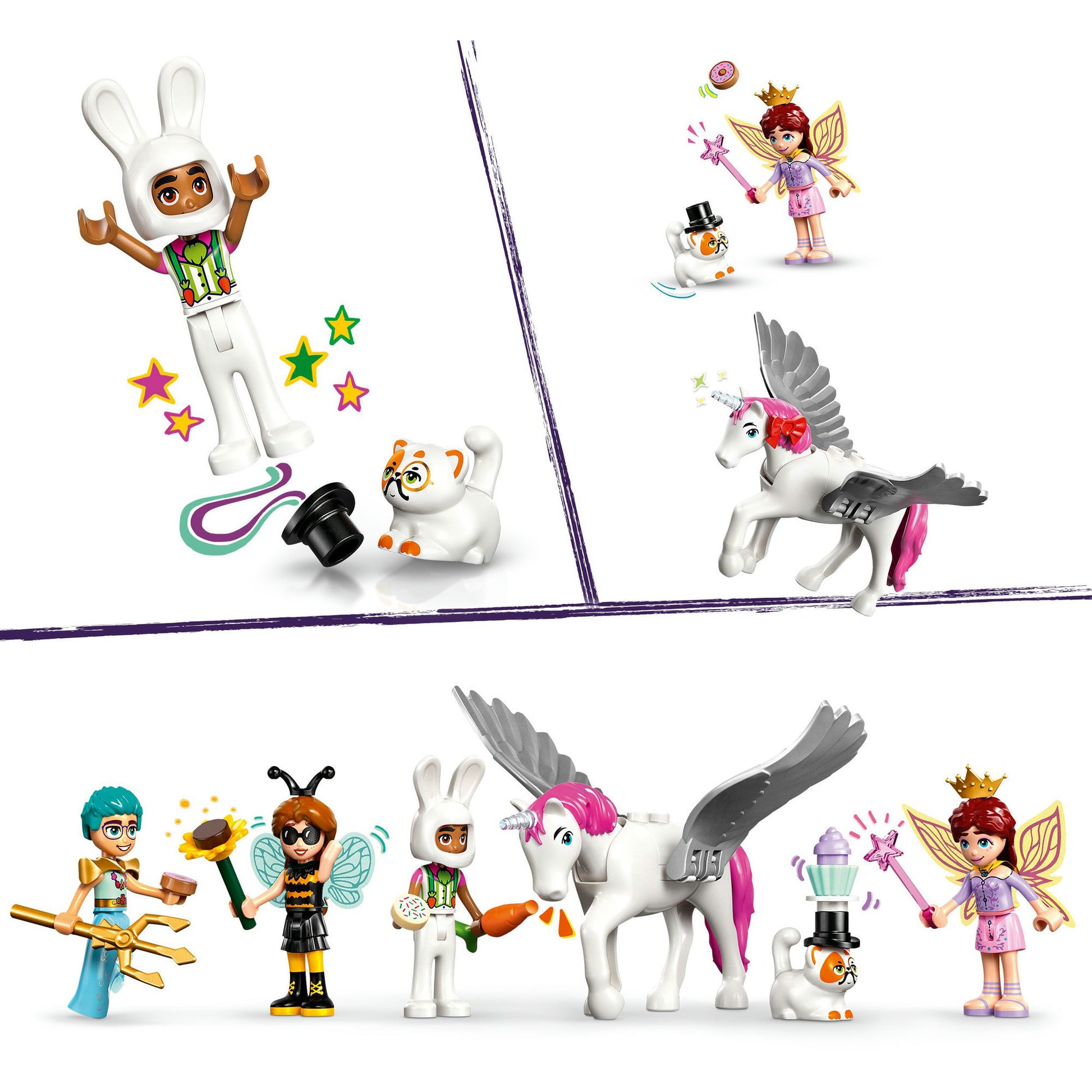 Lego ® friends verkleedfeestje met eenhoorn en fee - 42661