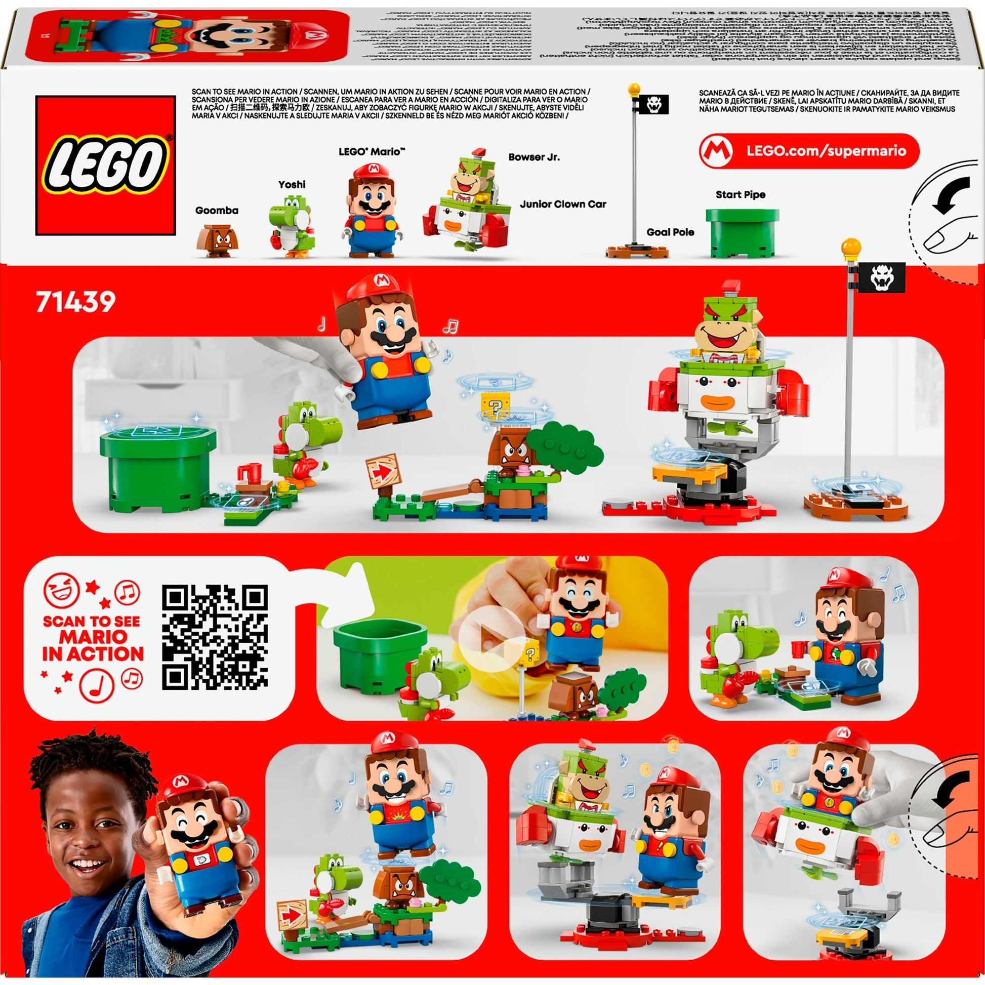 Lego super mario - avonturen met interactieve mario constructiespeelgoed (71439)