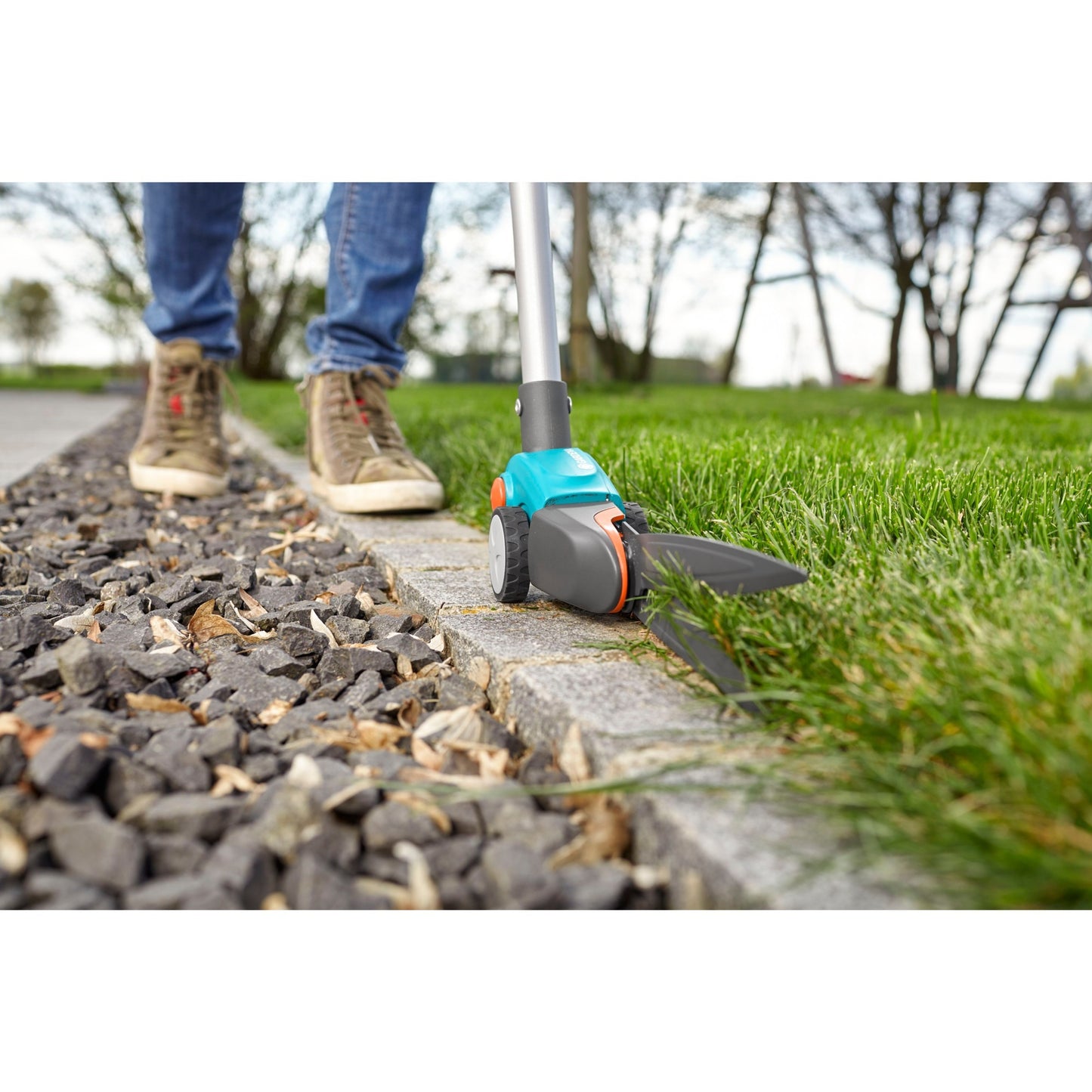 Gardena comfort grasschaar op steel (turquoise zwart, 12100-20)