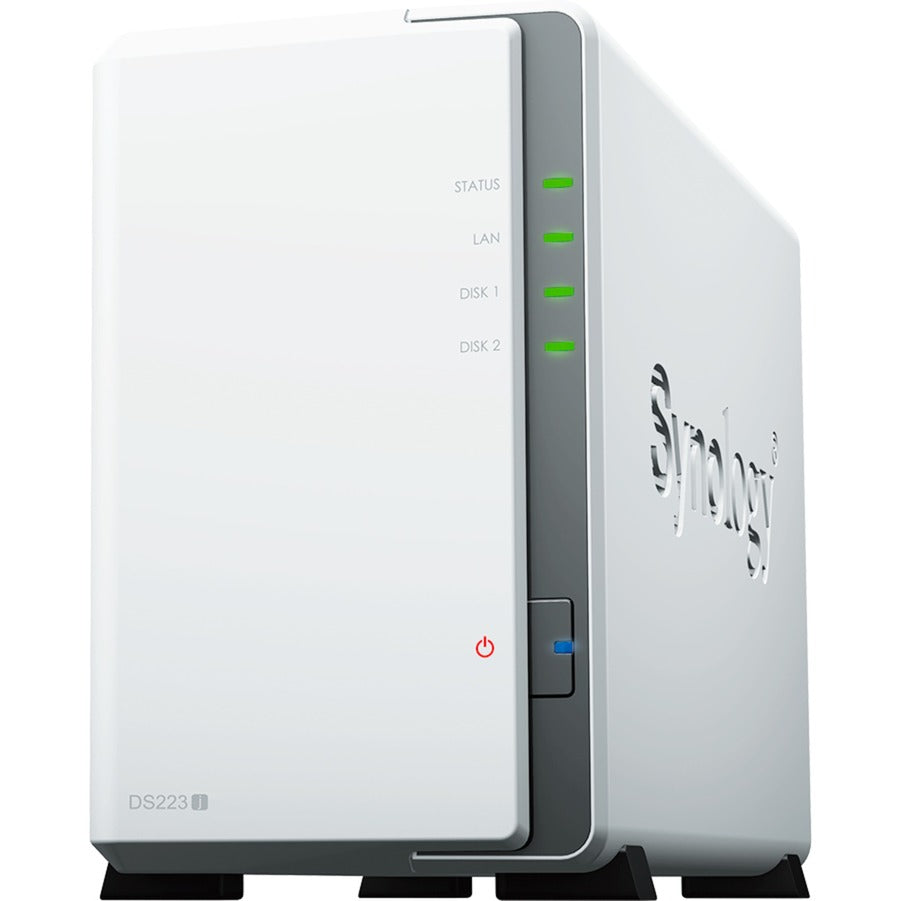 Synology diskstation ds223j nas (wit, 2x usb 3.2 gen 1)