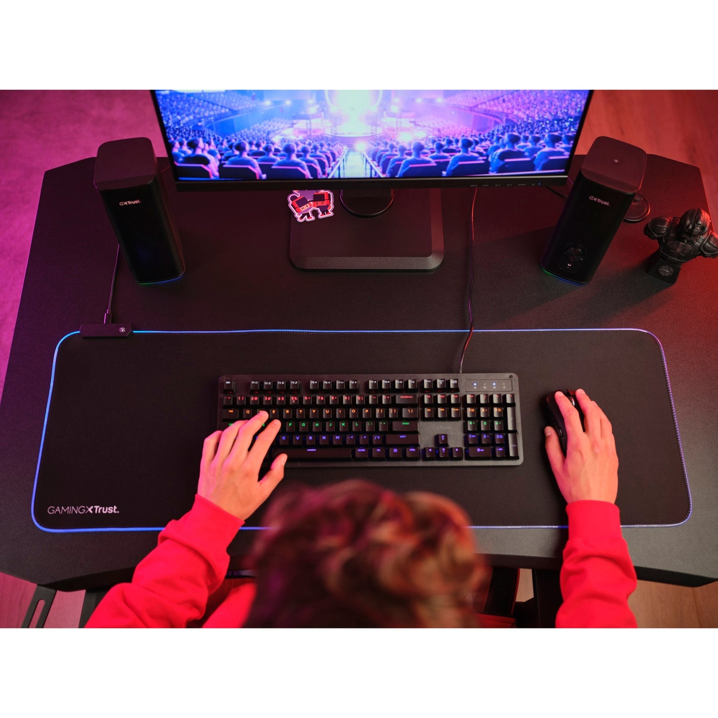 Trust gxt 612 cetic pc-luidspreker (zwart, bluetooth, rgb)