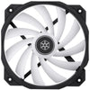 Silverstone shark force 160 argb case fan (zwart, 160 x 160 x 25 mm, pwm)