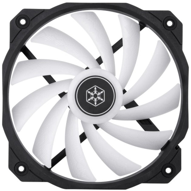 Silverstone shark force 160 argb case fan (zwart, 160 x 160 x 25 mm, pwm)