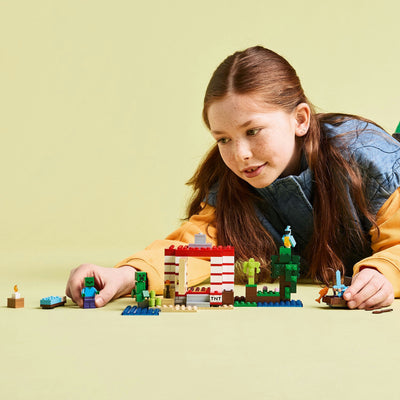 Lego minecraft 21275 het tnt junglehuis