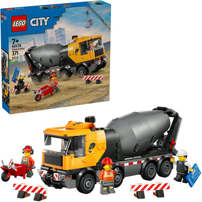 Lego city great vehicles - cementwagen - 6+ jaar - inclusief figuren