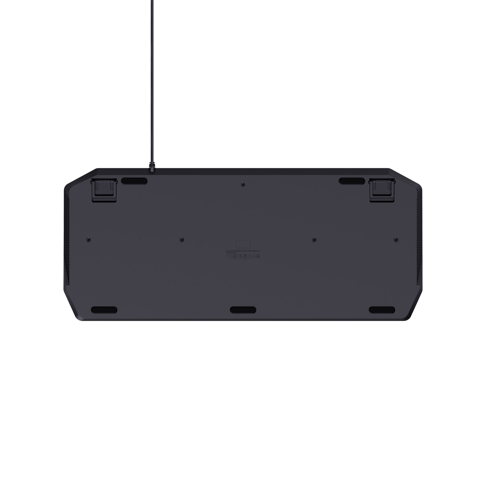 Trust gxt 836 evocx rgb gaming toetsenbord (zwart, us lay-out (qwerty), membraan, 100%, rgb)