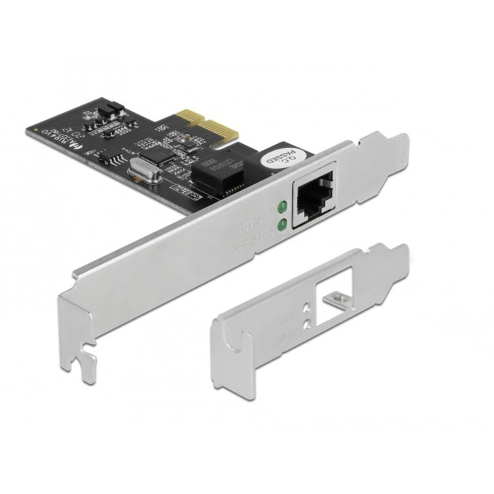 Delock pci express x1 card naar 1x rj45 2,5 gigabit lan i225 netwerkadapter