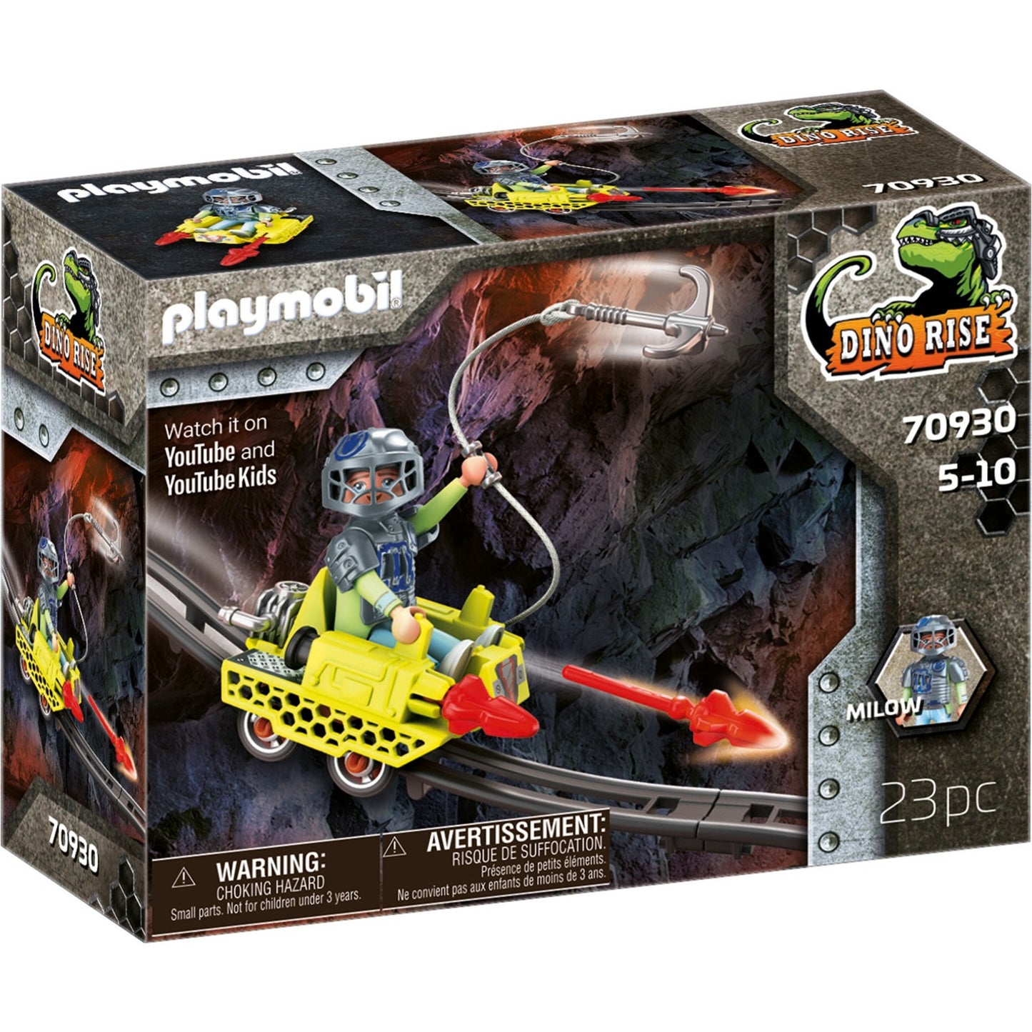 Playmobil dino rise - mijncruiser constructiespeelgoed (70930)