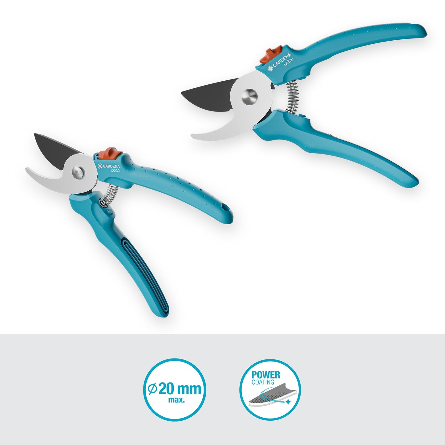 Gardena snoeischaar easycut (turquoise)
