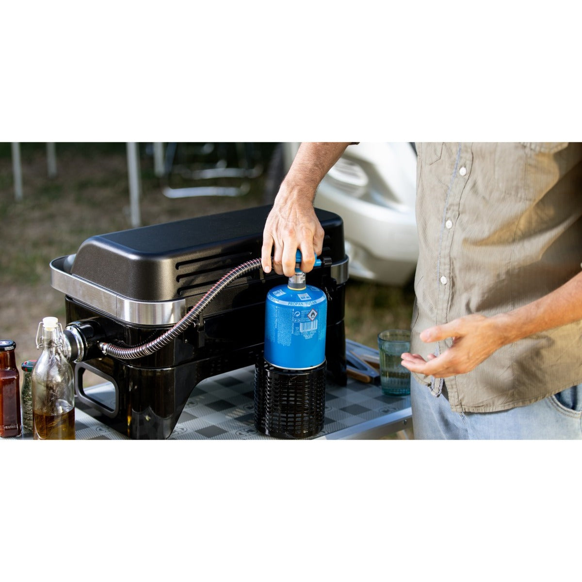 Campingaz attitude 2go cv gasbarbecue (grijs)