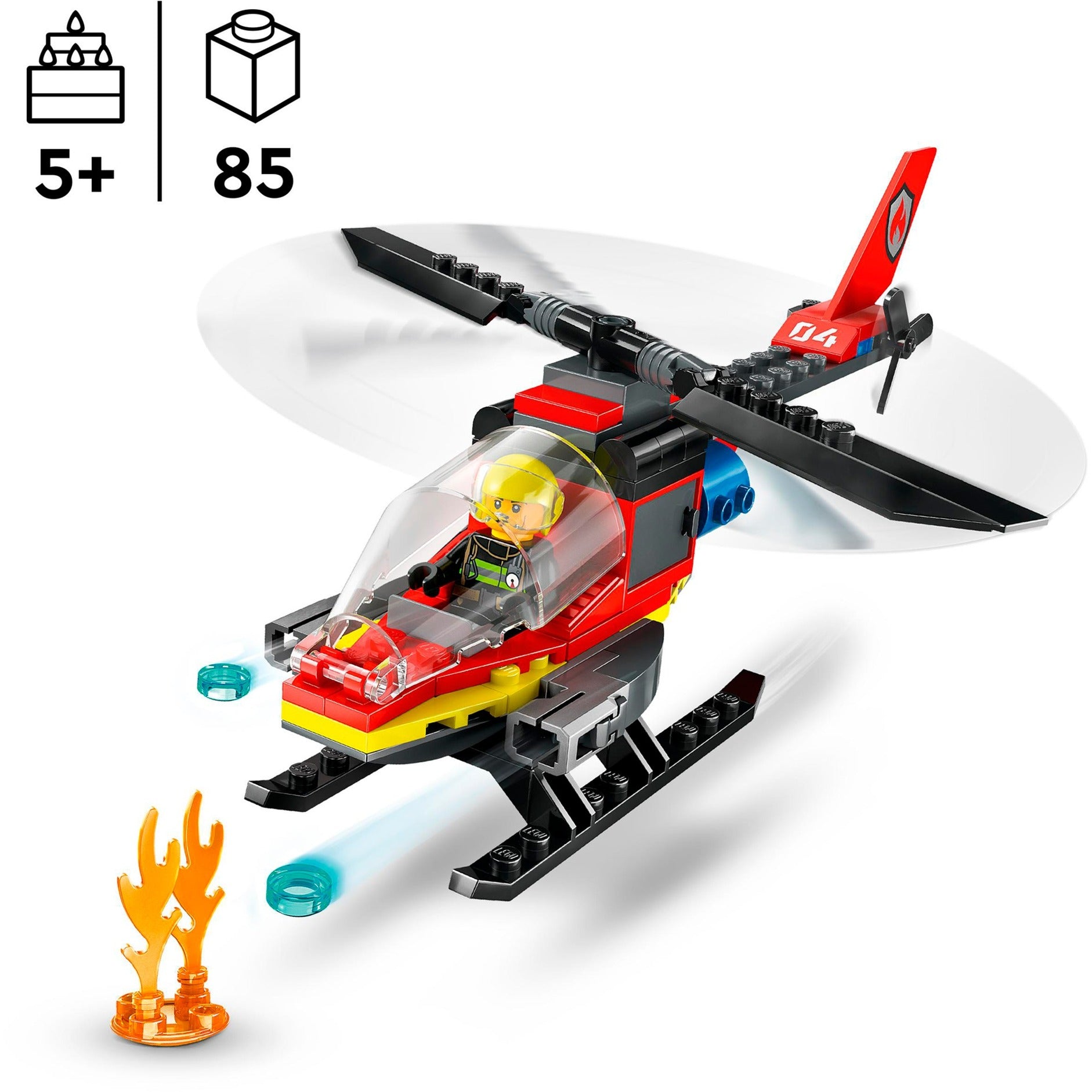 Lego city brandweerhelikopter - 60411