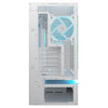 Cougar cfv235 midi tower behuizing (wit | 2x usb-a | 1x usb-c | rgb | tempered glass)