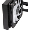 Silverstone vida 120 slim waterkoeling (zwart)