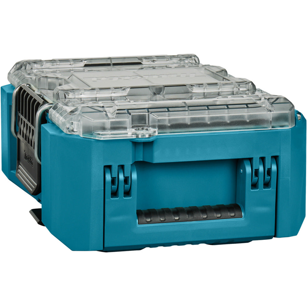 Makita maktrak organizer compact p-91067 gereedschapsbox (blauw zwart)