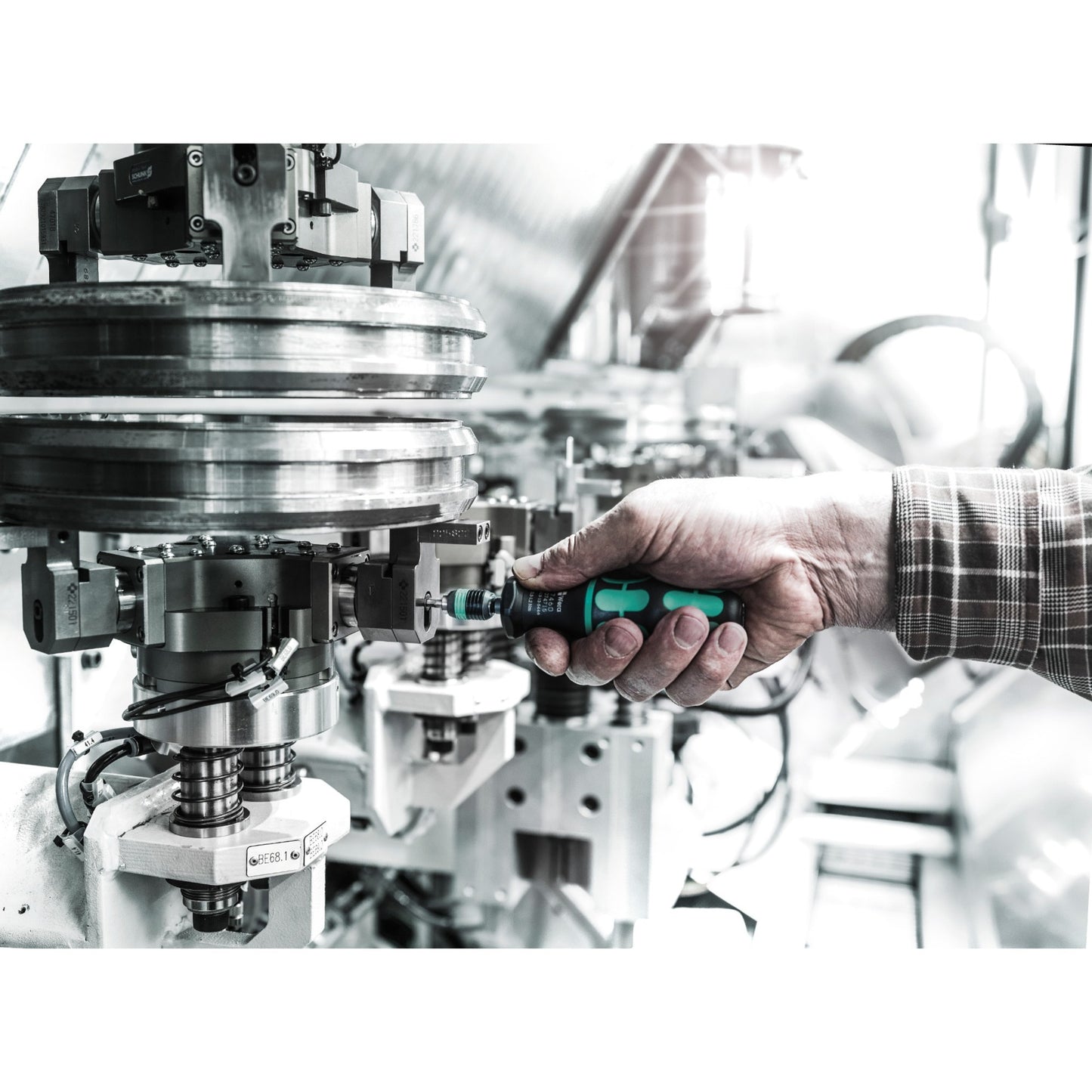 Wera 7441 kraftform instelbare momentschroevendraaier met rapidaptor snelwisselhouder, 1 4 duim, 1,2 - 3,0 nm - 1 stuk(s) - 05074701001