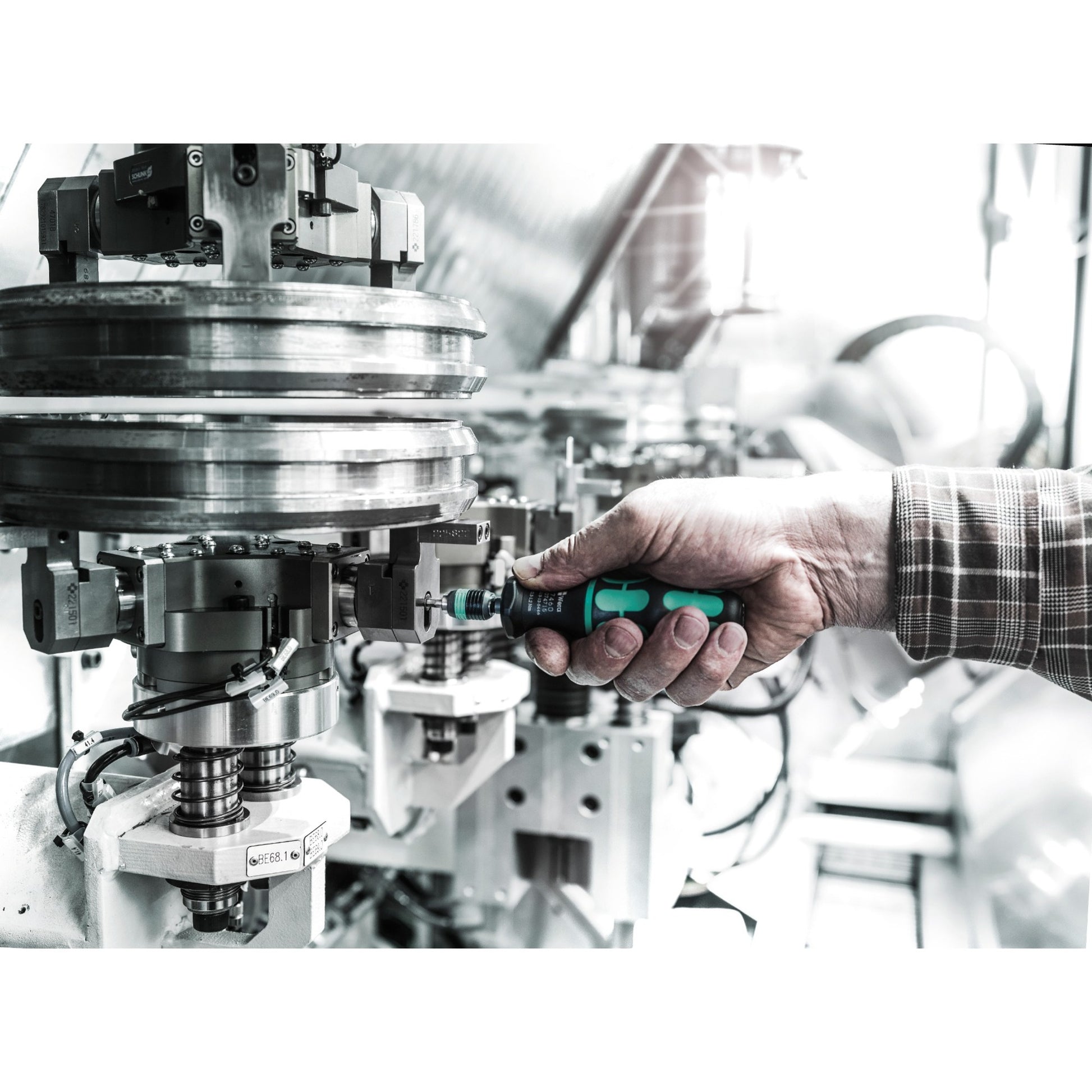Wera 7441 kraftform instelbare momentschroevendraaier met rapidaptor snelwisselhouder, 1 4 duim, 1,2 - 3,0 nm - 1 stuk(s) - 05074701001