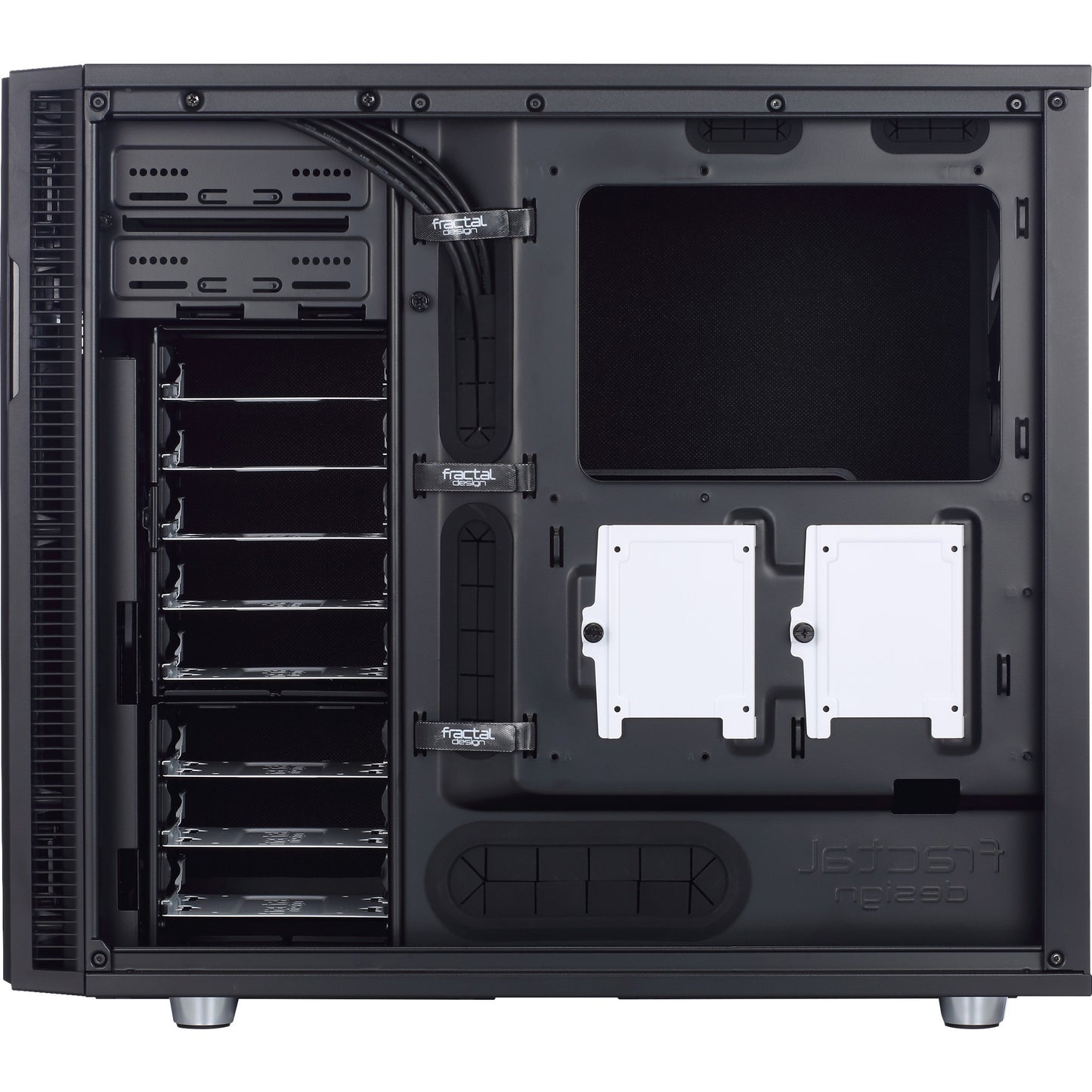 Fractal design define r5 midi tower behuizing (zwart | 4x usb-a)