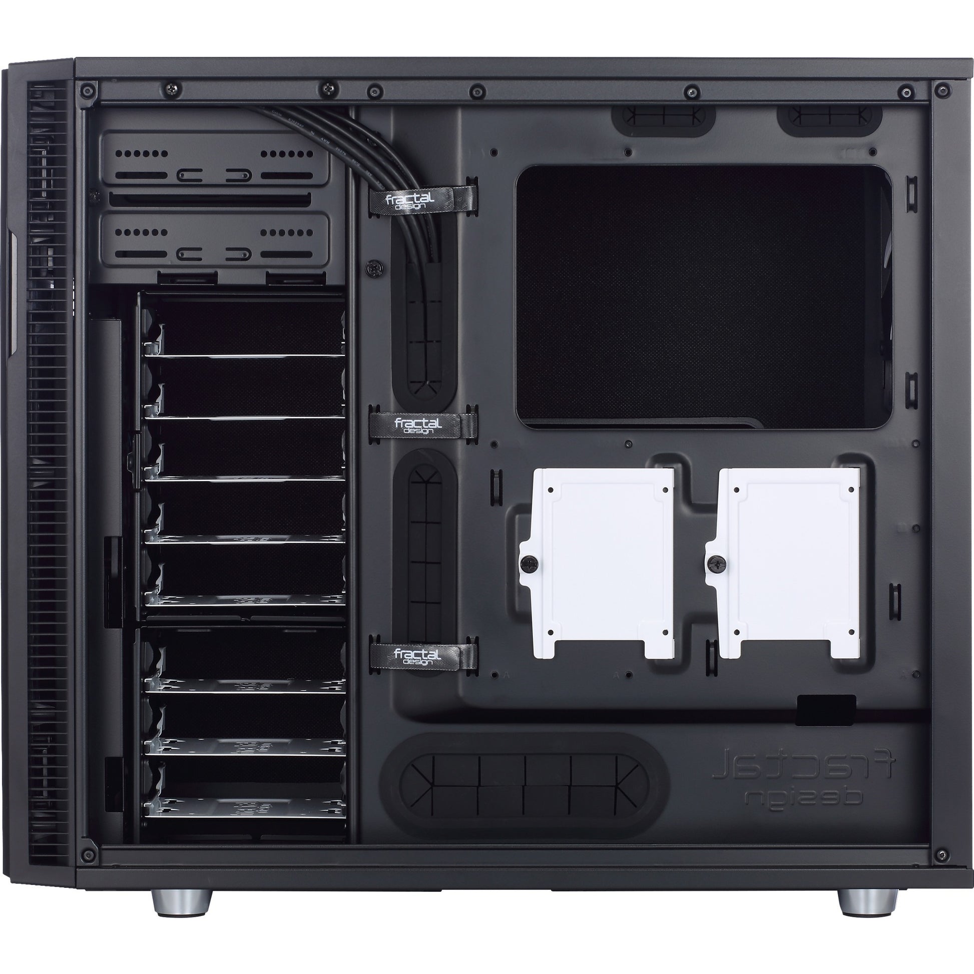 Fractal design define r5 midi tower behuizing (zwart | 4x usb-a)