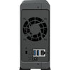 Synology diskstation ds124 nas (zwart, usb-a 3.2 (5 gbit s))