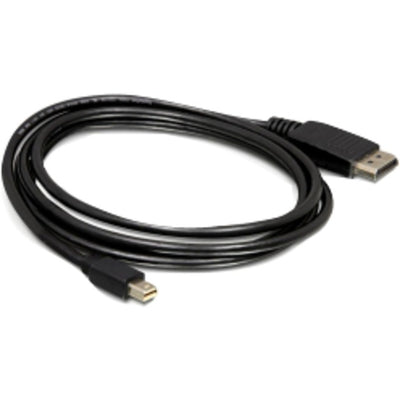 Delock mini-displayport naar displayport kabel (zwart, 1 meter)