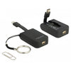 Delock usb-c > mini-displayport adapter sleutelhanger (zwart, 4k 60hz)