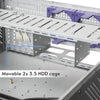 Chieftec unc-409s-aio-op rack behuizing (zwart)