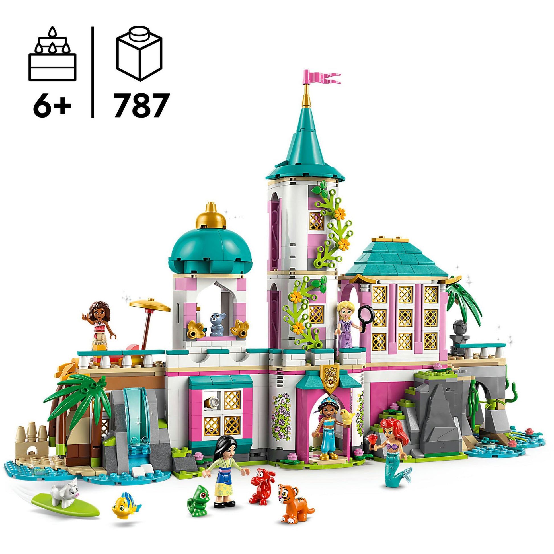 Lego disney 43267 prinsessenkasteel en koninklijke huisdieren