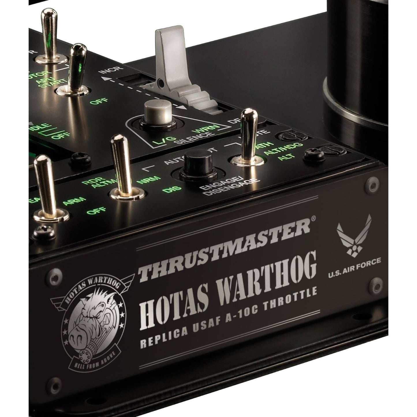 Thrustmaster hotas warthog joystick en throttle gaming hotas (zwart zilver, pc)