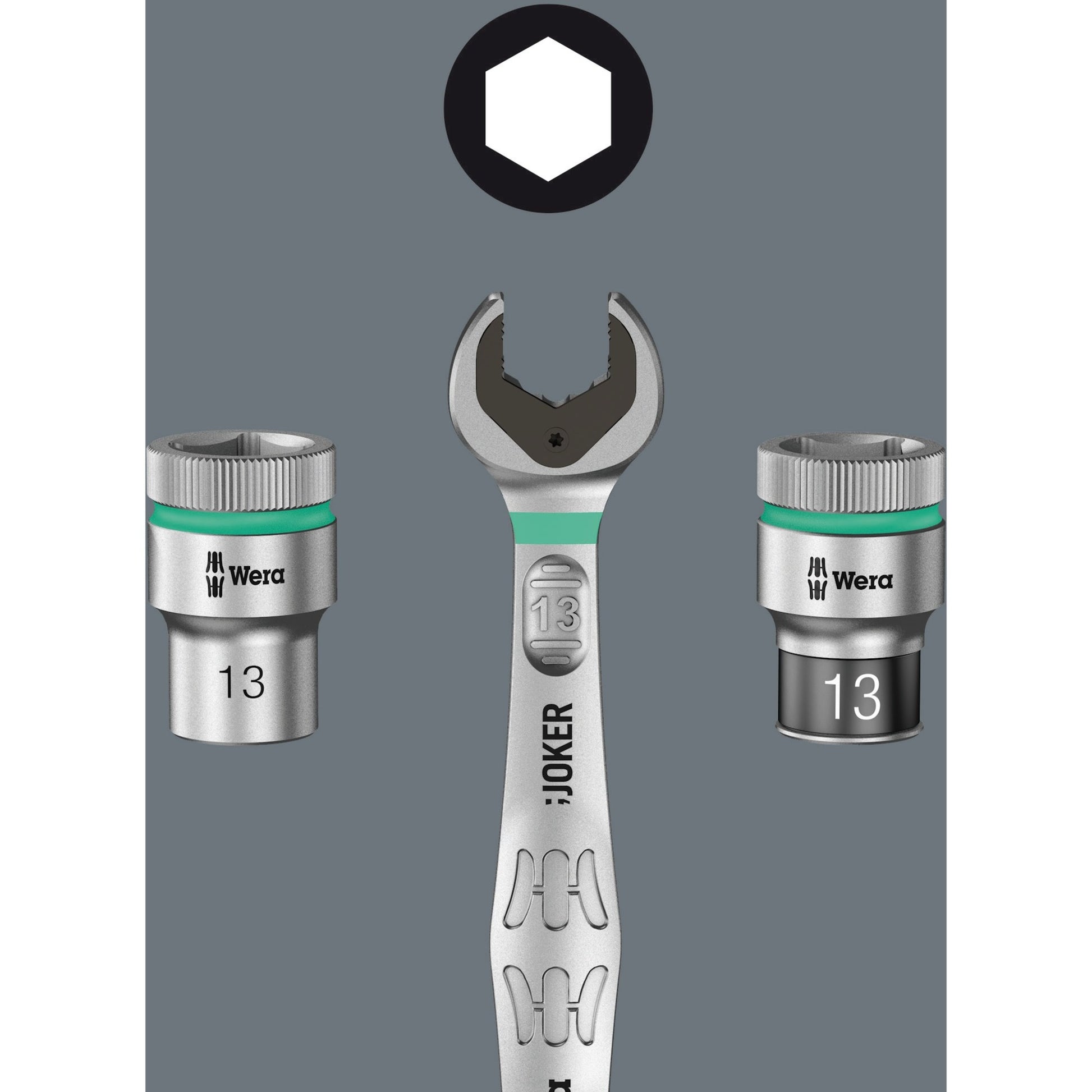 Wera joker steek- en ringratelsleutel, # 19 - 1 stuk(s) - 05073279001
