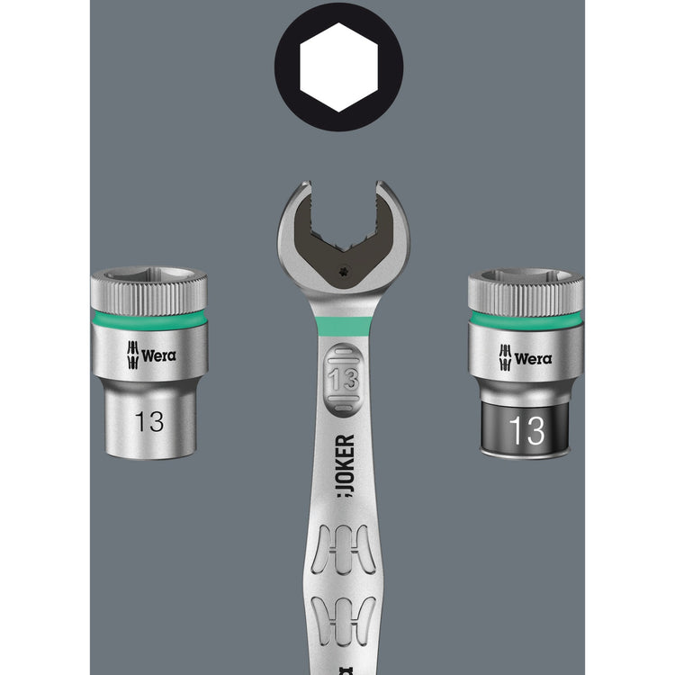 Wera joker steek- en ringratelsleutel, # 19 - 1 stuk(s) - 05073279001