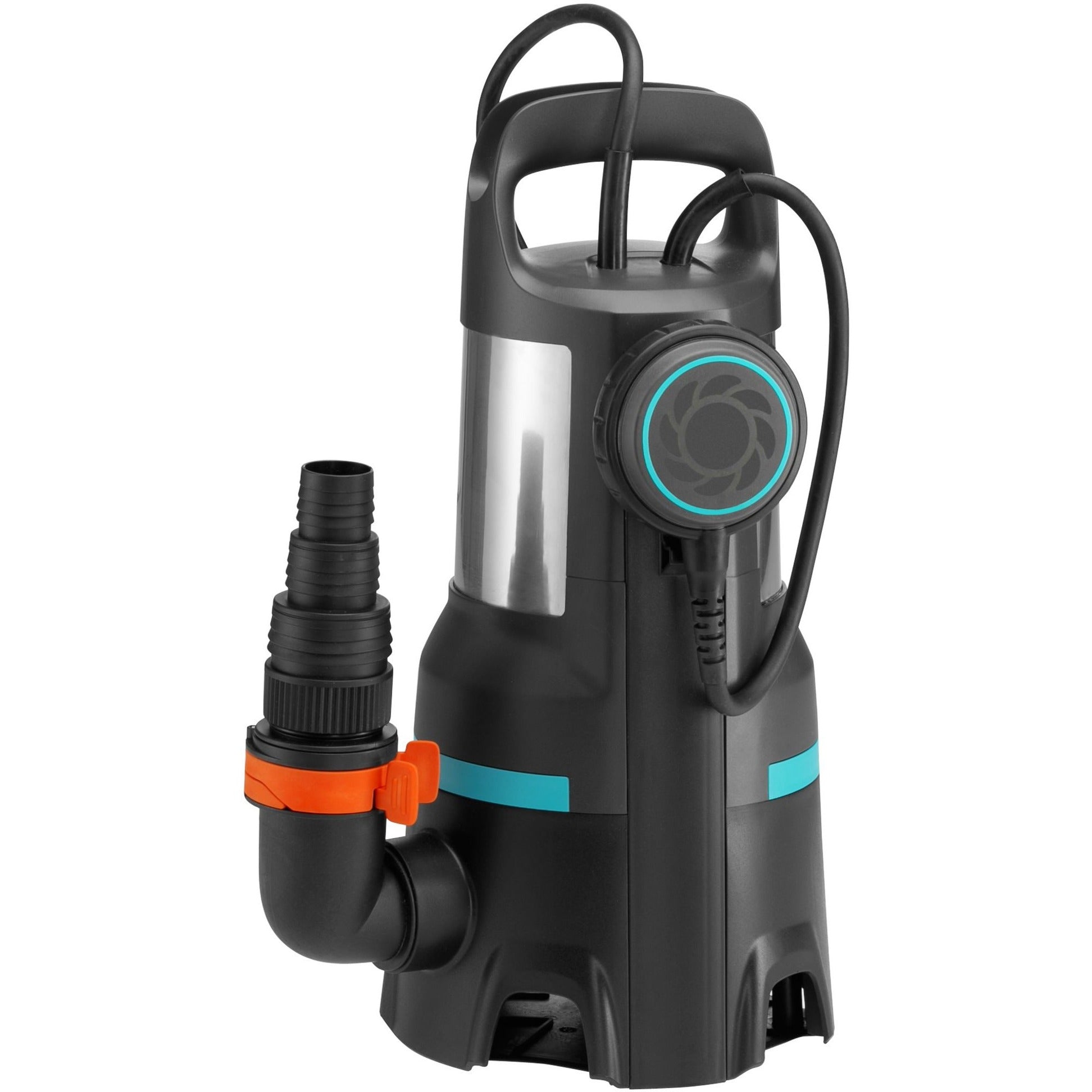 Gardena vuilwaterpomp 25000 dompel- en drukpompen (zwart roestvrij staal, 9046-20)