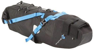 M-Wave Zadeltas Rough Ride L 11 liter nylon geel zwart