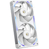 Nzxt f240x rgb case fans (wit, 2 stuks, 240 x 120 x 30 mm, pwm)