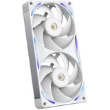 Nzxt f240x rgb case fans (wit, 2 stuks, 240 x 120 x 30 mm, pwm) - afbeelding 4