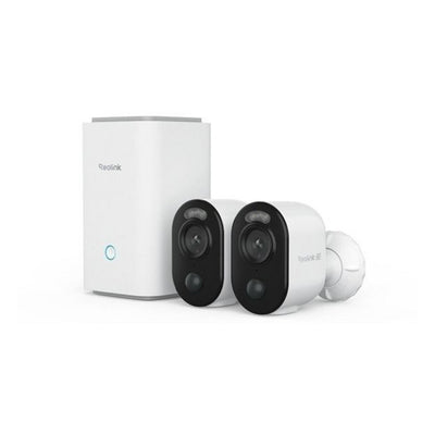 Reolink home hub1 met 2x b350 en 1x solar panel 2 usb-c beveiligingscamera (wit)