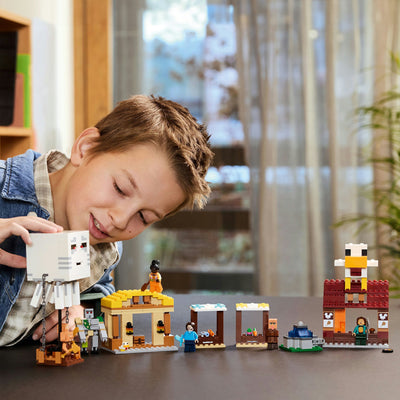 Lego minecraft de ghast-ballon aanval op het dorp - 21273