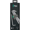 Wera 950 9 hex-plus 1 sb stiftsleutelset, metrisch, verchroomd (9-delig)