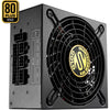 Sharkoon silentstorm sfx 500 gold modulaire 500 watt voeding (zwart, 2x pcie)