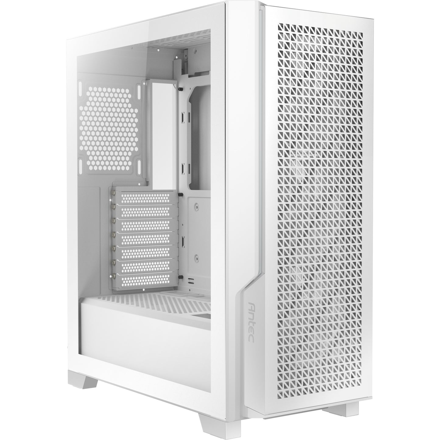 Antec p20c midi tower behuizing (wit | 2x usb-a | 1x usb-c | tempered glass)